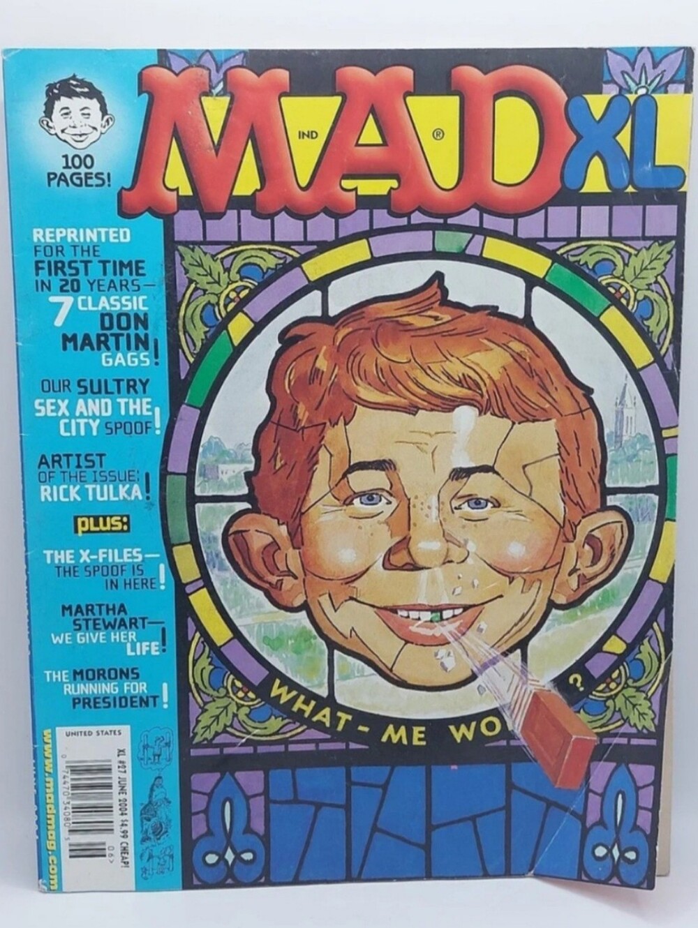 MAD XL #27 June 2004 Magazine 100 Pages Don Martin X-Files Sex and the City